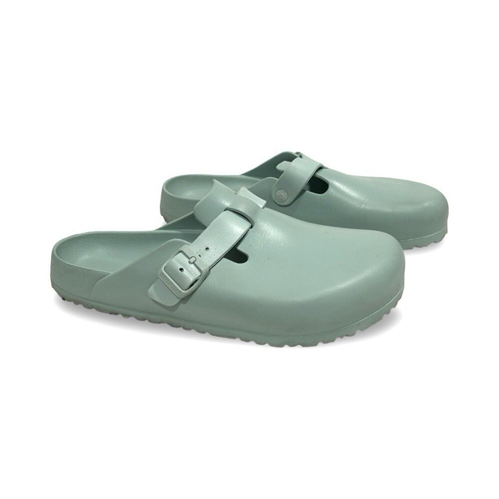 Birkenstock Boston EVA Clogs Mens Size 12 EU 45 Surf Green Water Friendly